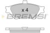 BREMSI BP2875 Brake Pad Set, disc brake